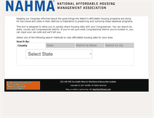 Tablet Screenshot of nahma.apartmentsmart.com